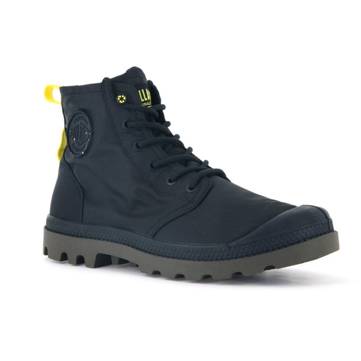 Palladium Pampa Recycle Waterproof+ 2 Men's Boots Black | UK H567-MZW